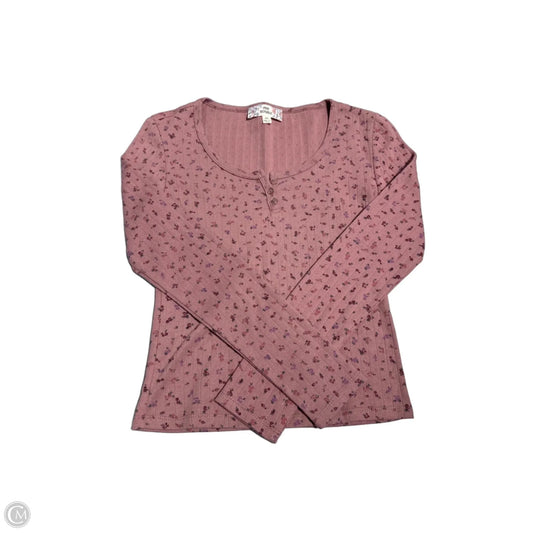 Top Long Sleeve By Pink Republic In Floral Print, Size: Xs