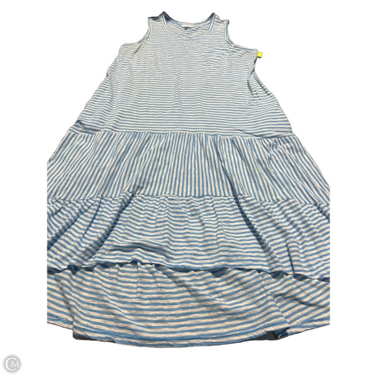 Dress Casual Maxi By Time And Tru In Striped Pattern, Size: Xl
