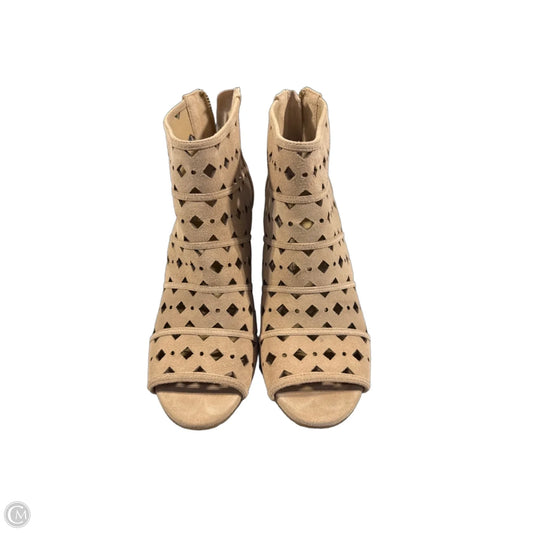 Shoes Heels Block By Michael By Michael Kors In Tan, Size: 7.5