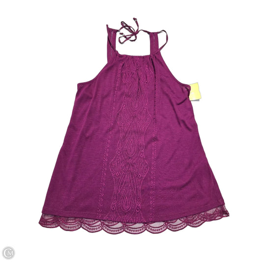 Tank Top By White House Black Market In Purple, Size: Xs