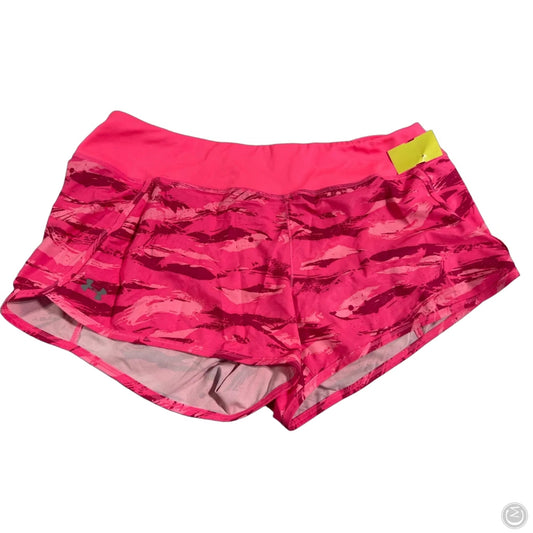 Athletic Shorts By Under Armour In Pink, Size: L