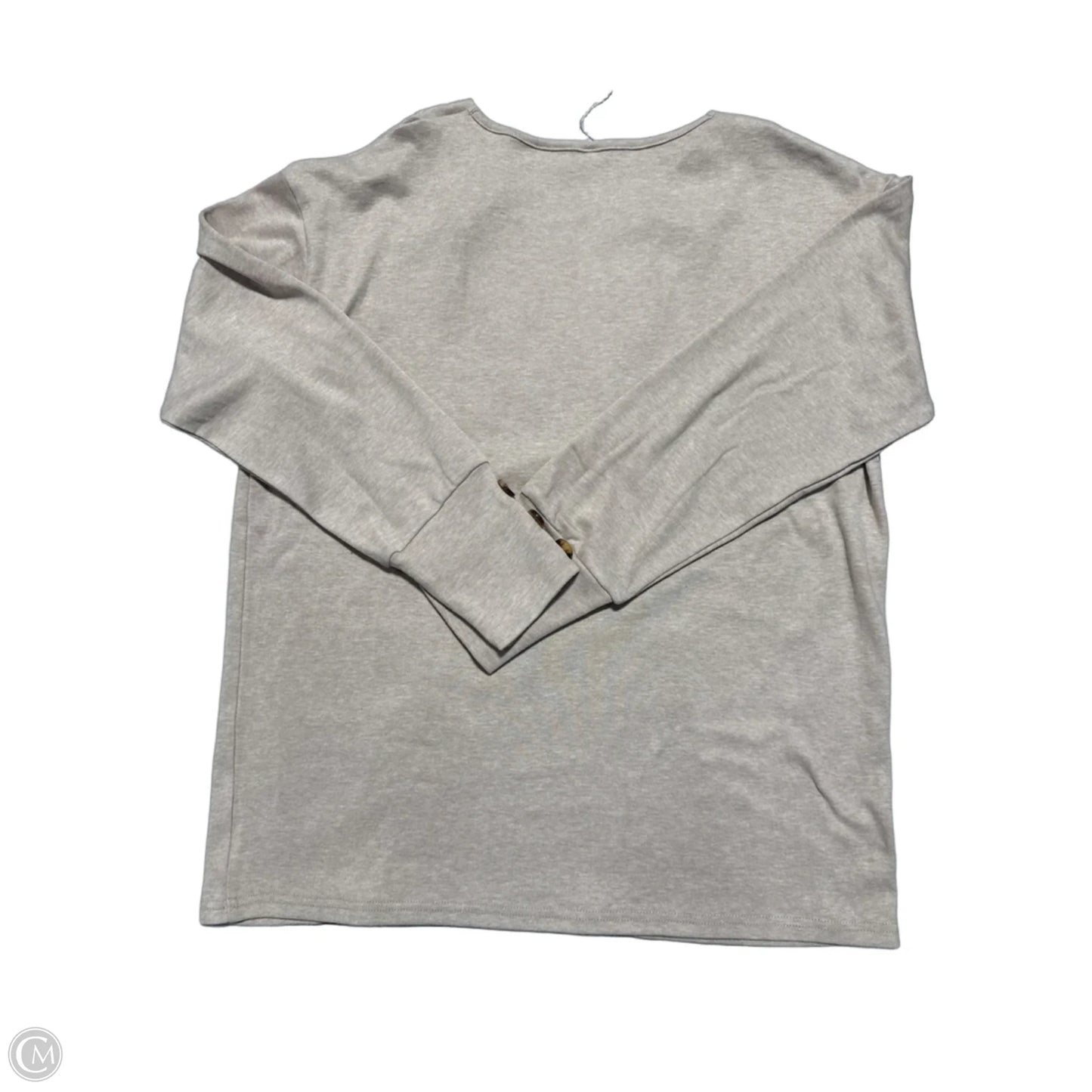 Top Long Sleeve By Cmc In Cream, Size: S
