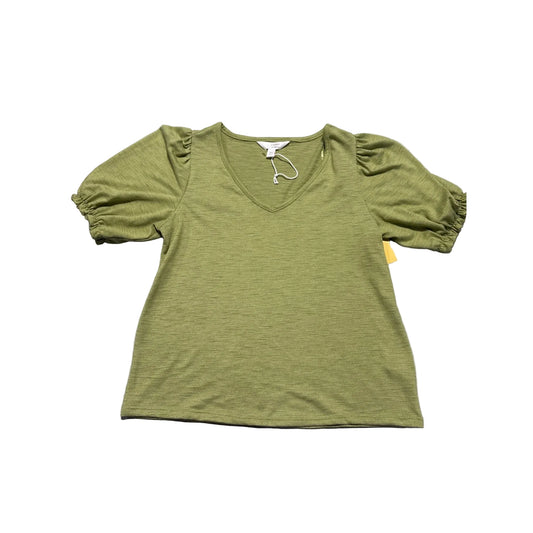 Top Short Sleeve By Lc Lauren Conrad In Green, Size: Xs