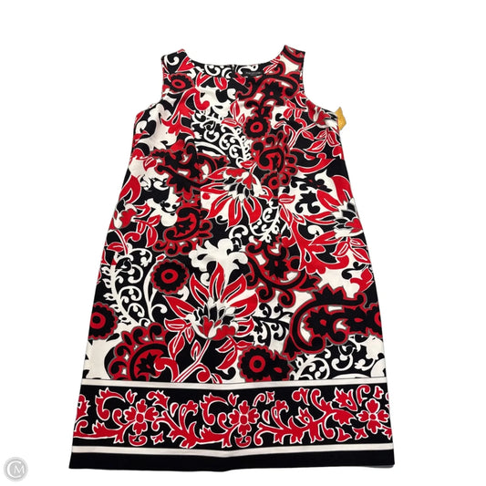 Dress Party Short By Perceptions In Black & Red, Size: 16