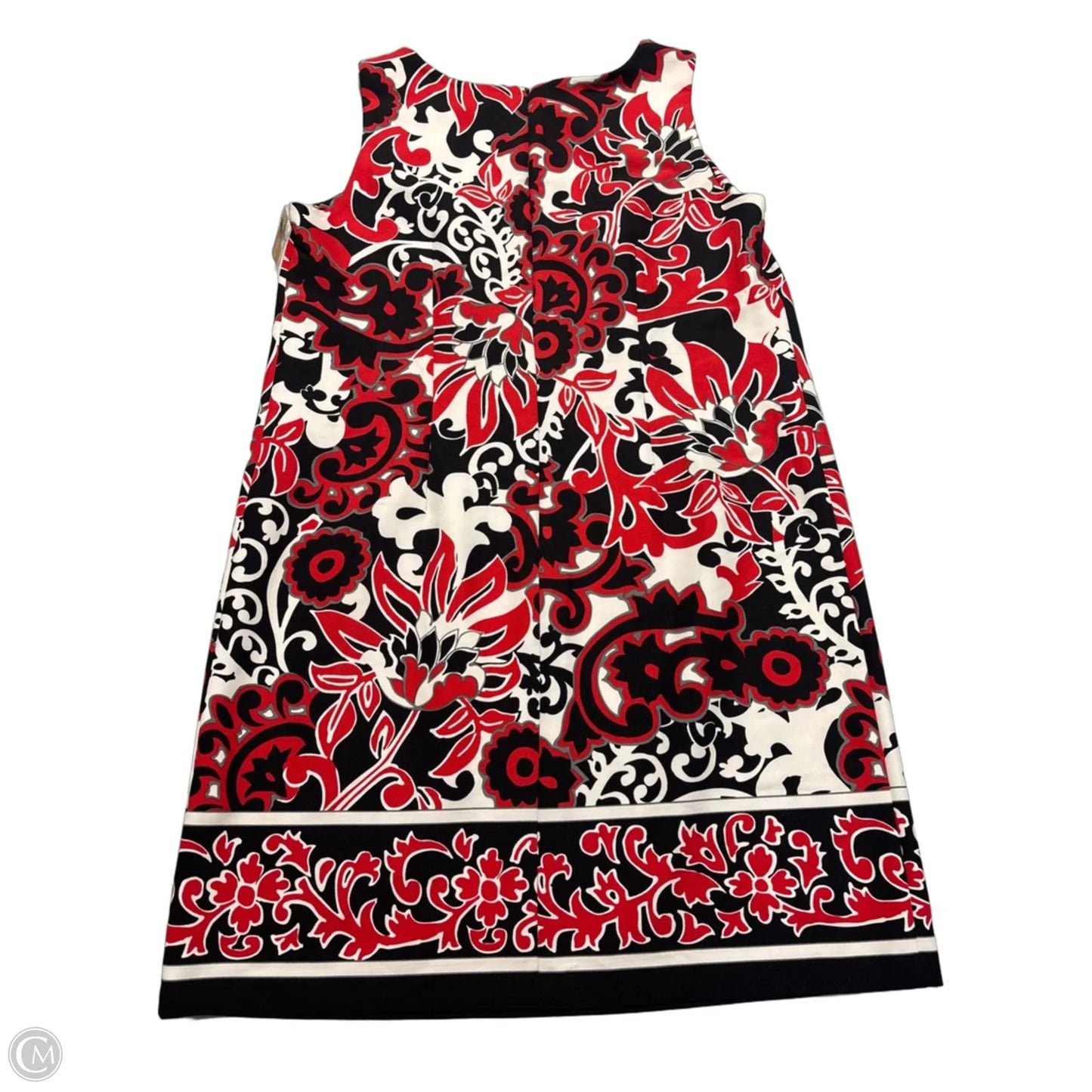 Dress Party Short By Perceptions In Black & Red, Size: 16