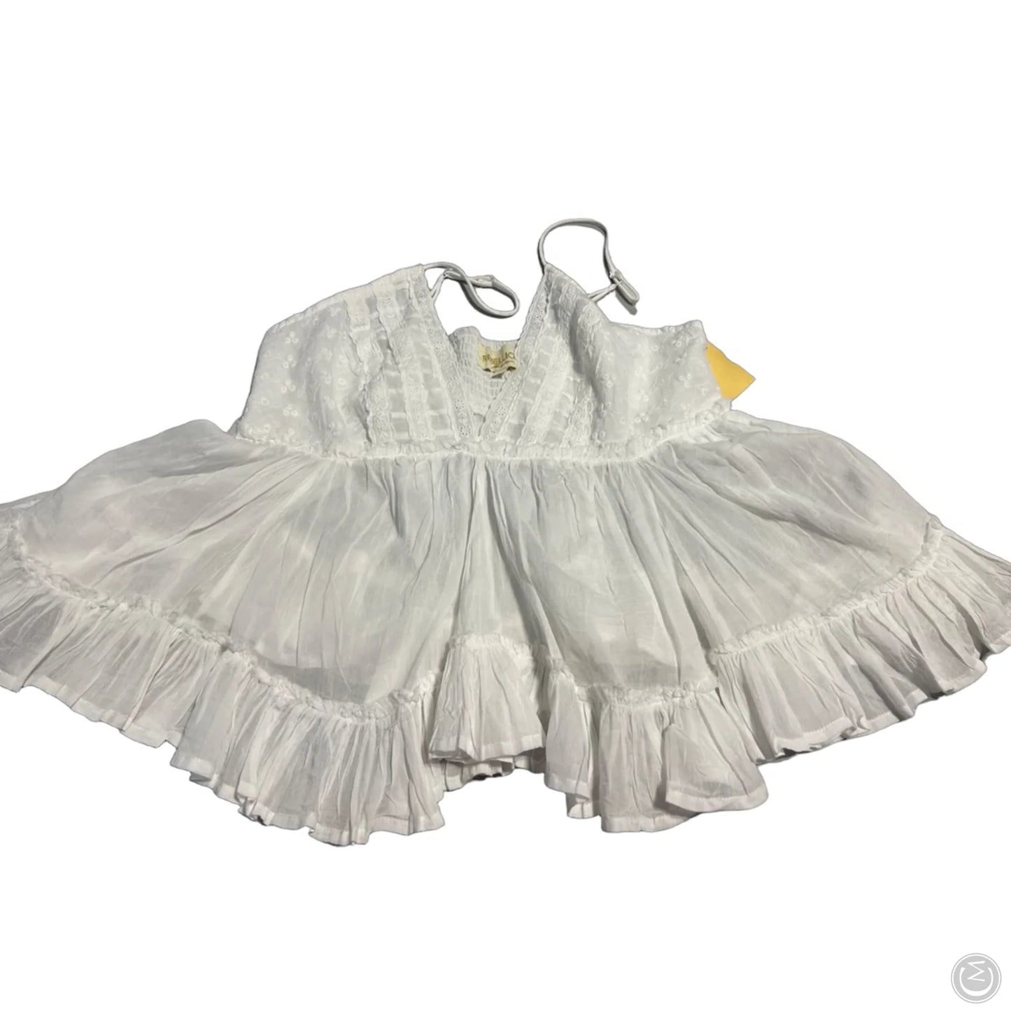Tank Top By Rebellion In White, Size: L