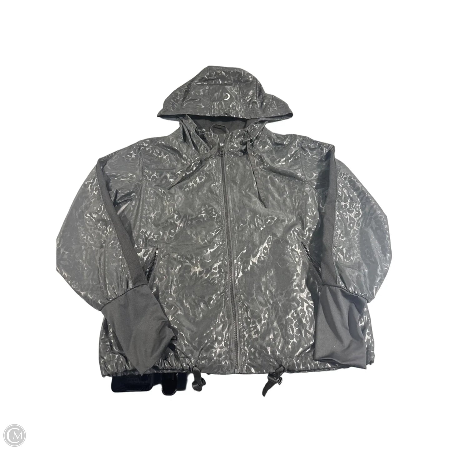 Athletic Jacket By Zyia In Animal Print, Size: M