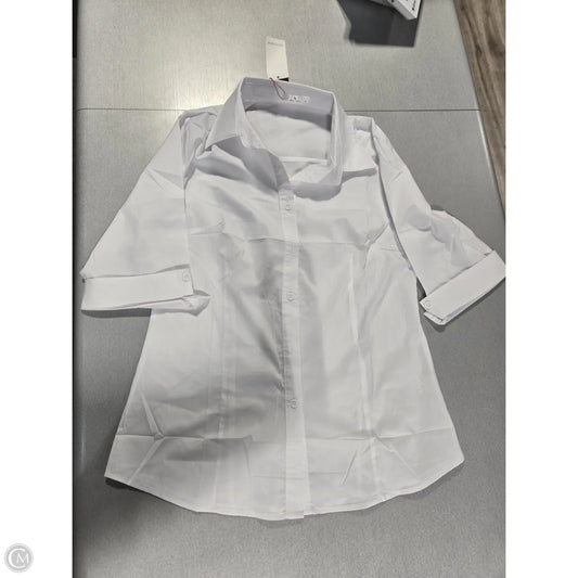 Top 3/4 Sleeve By Cmc In White, Size: S