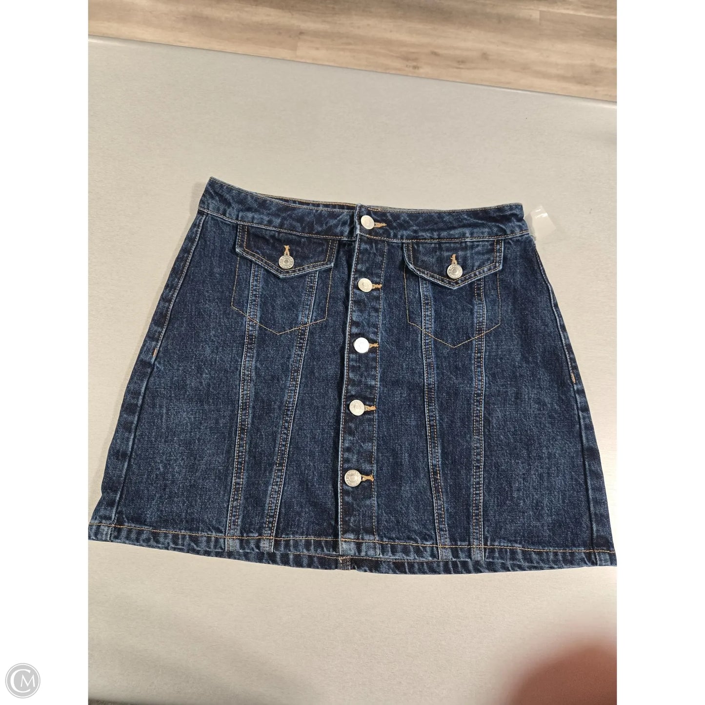 Skirt Midi By Garage In Blue, Size: M