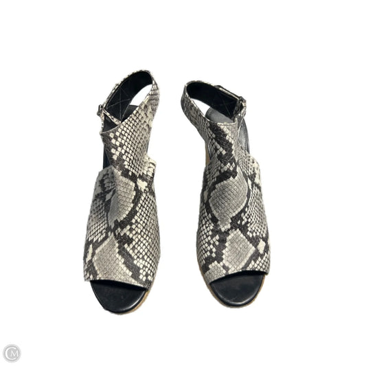 Shoes Heels Wedge By Marc Fisher In Snakeskin Print, Size: 9.5