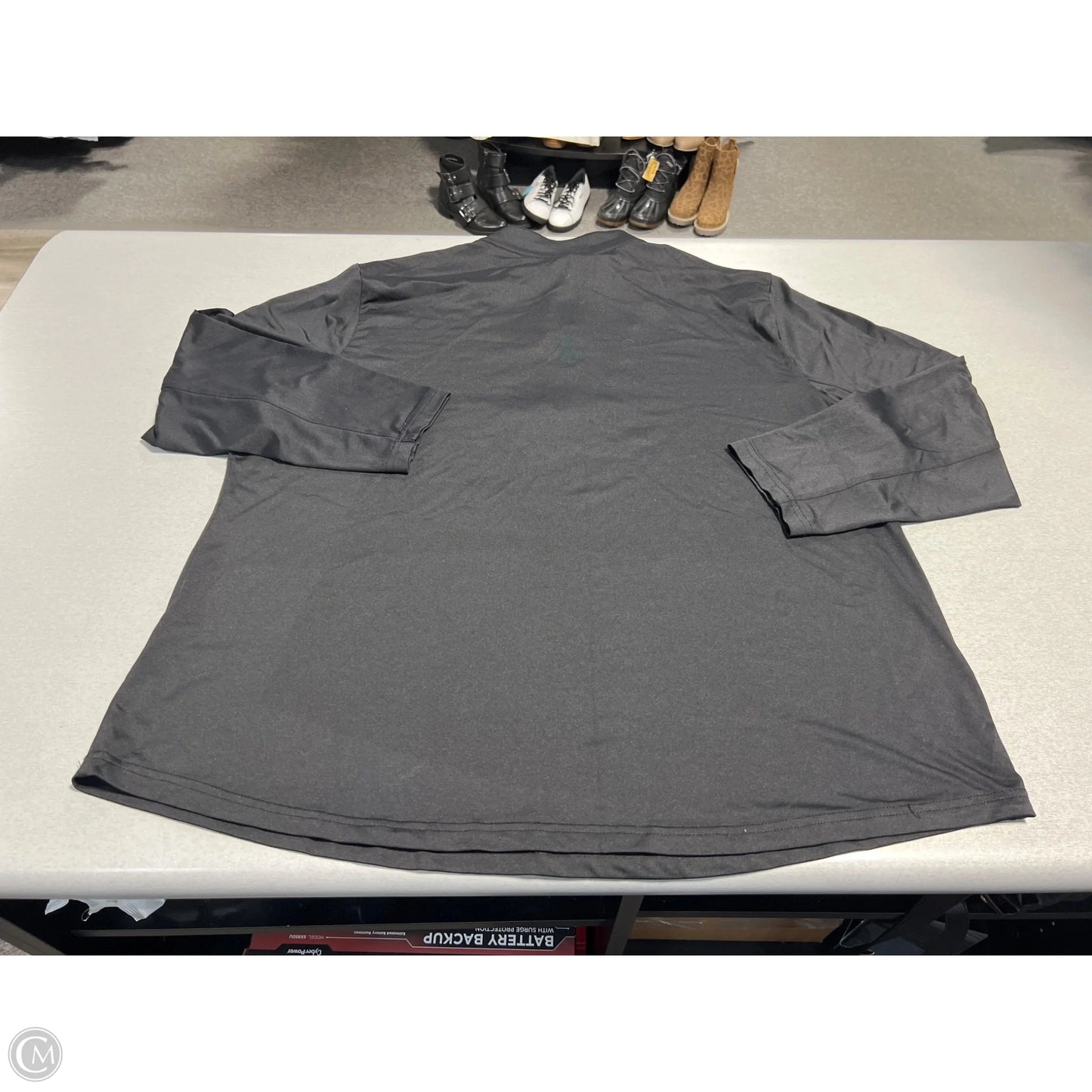 Top Long Sleeve By Lulu B In Black, Size: 1x