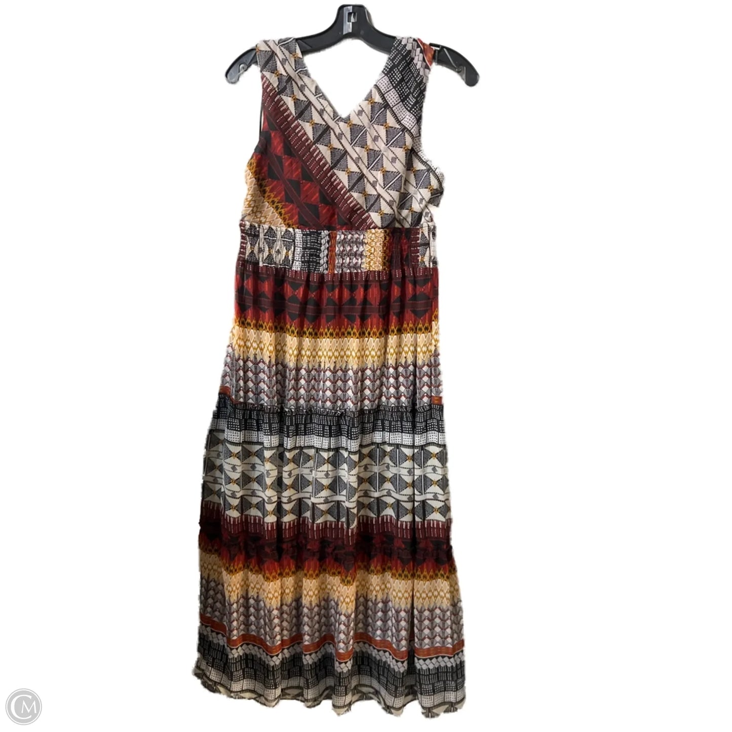 Dress Casual Maxi By Rabbit In Multi-colored, Size: 16