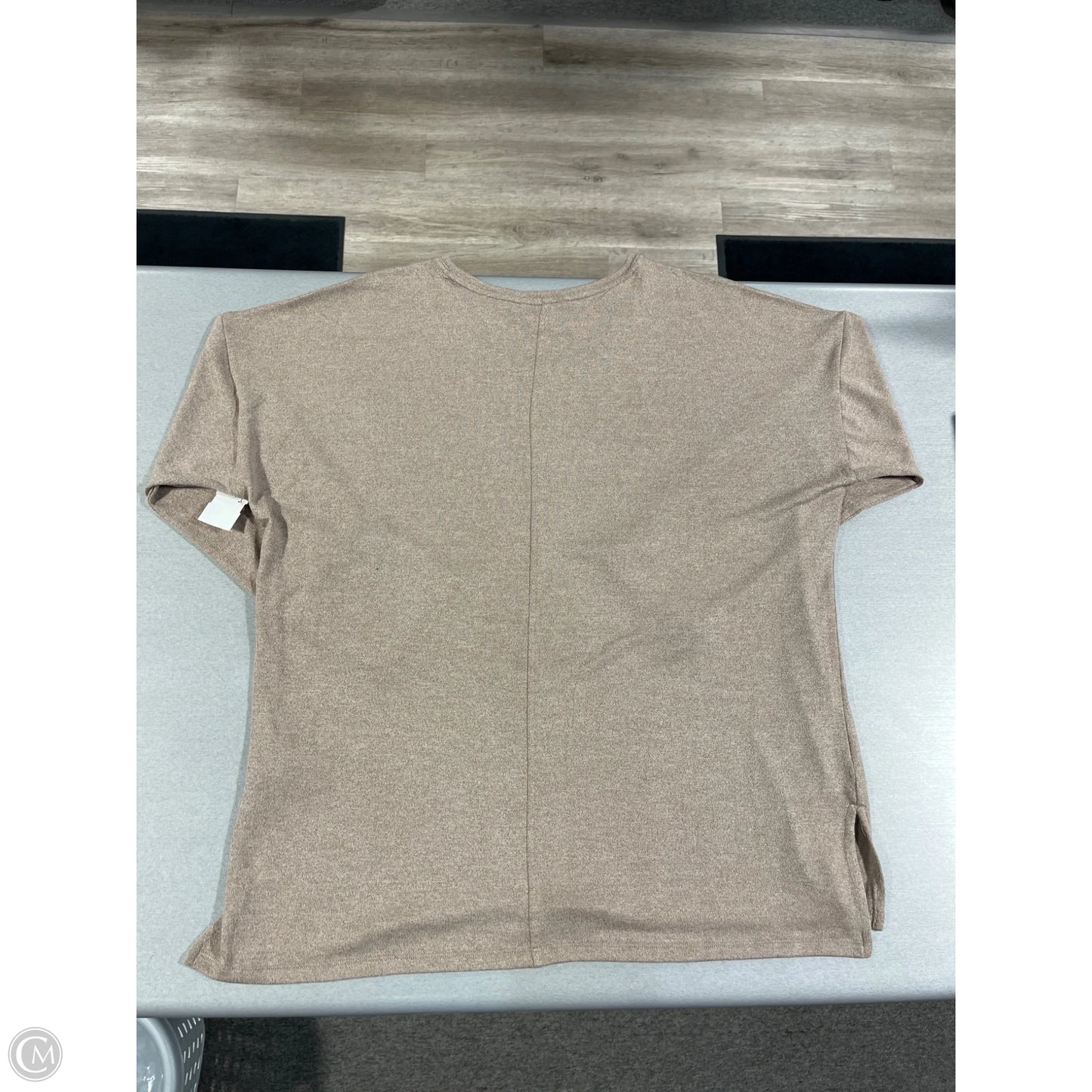 Top 3/4 Sleeve By Banana Republic In Tan, Size: Xl