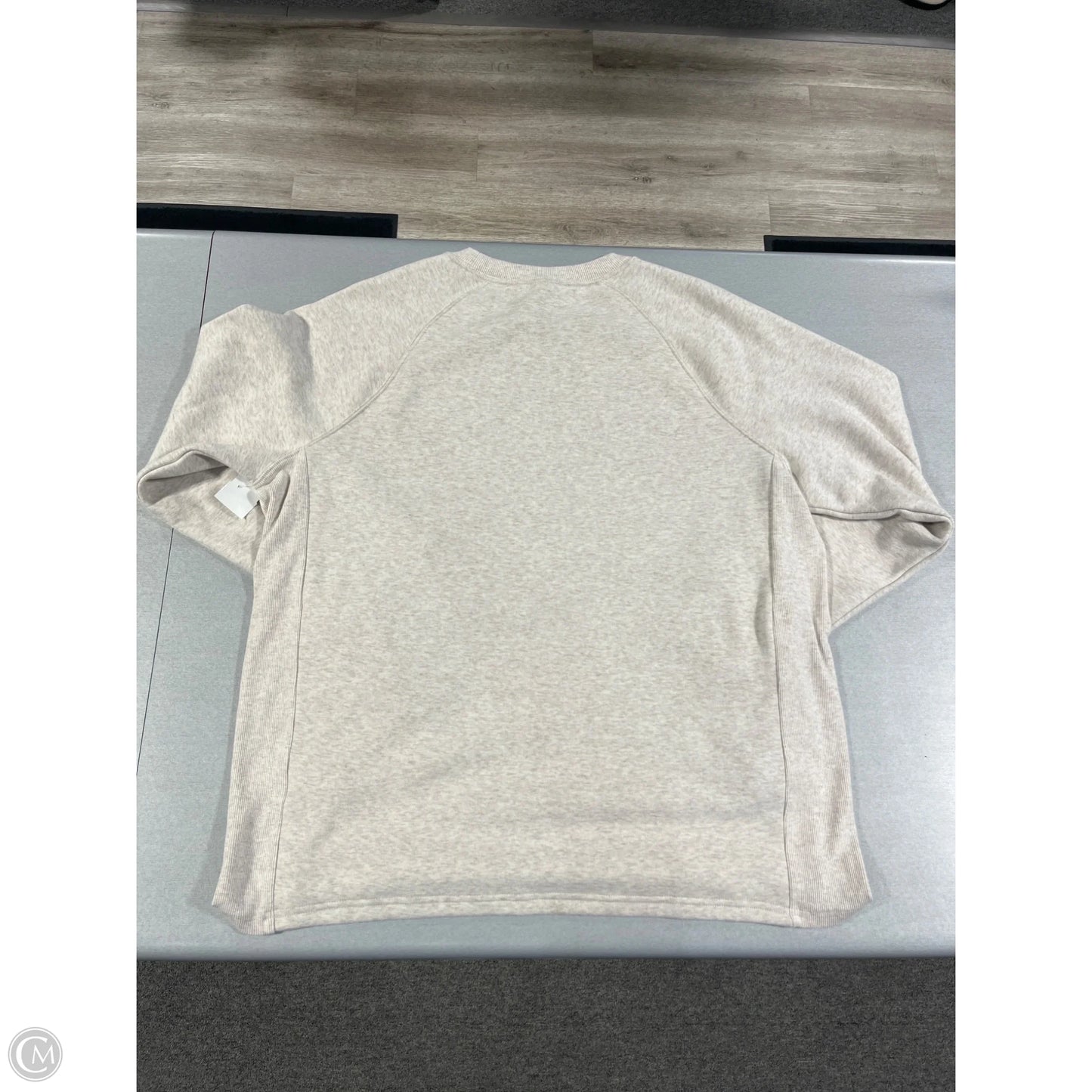 Sweatshirt Crewneck By Kirkland In Beige, Size: L