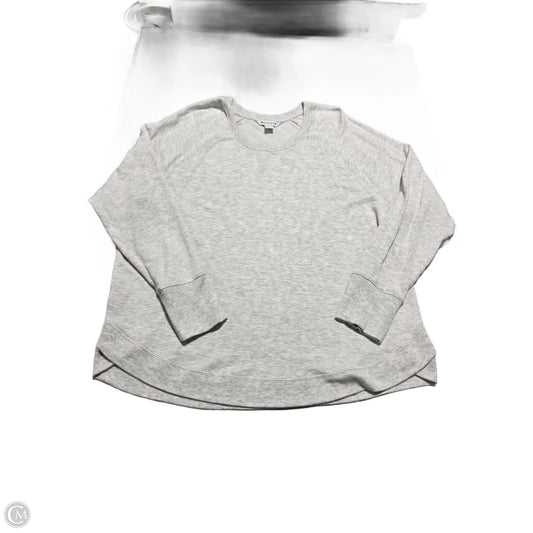 Top Long Sleeve By Athleta In Grey, Size: Xl