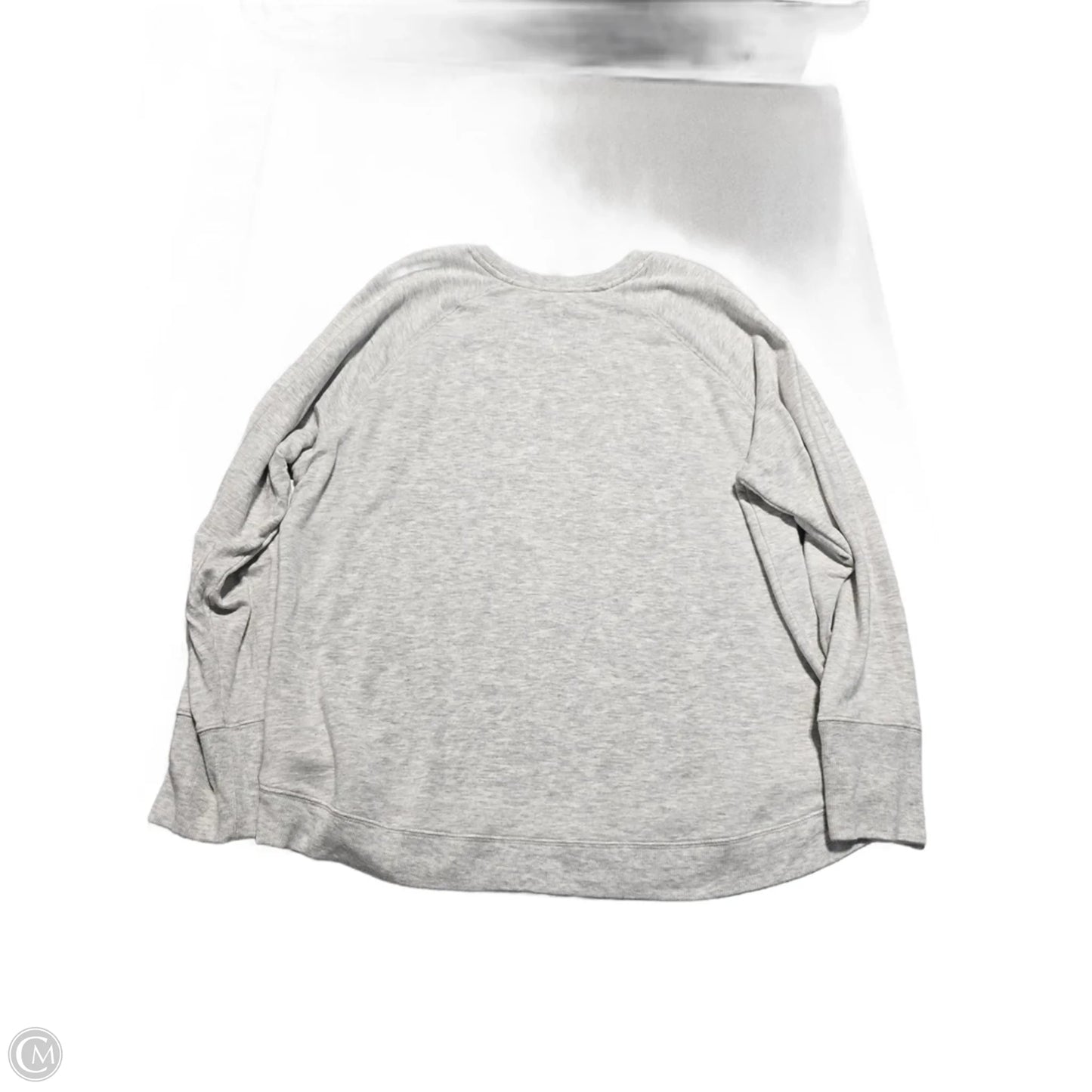 Top Long Sleeve By Athleta In Grey, Size: Xl