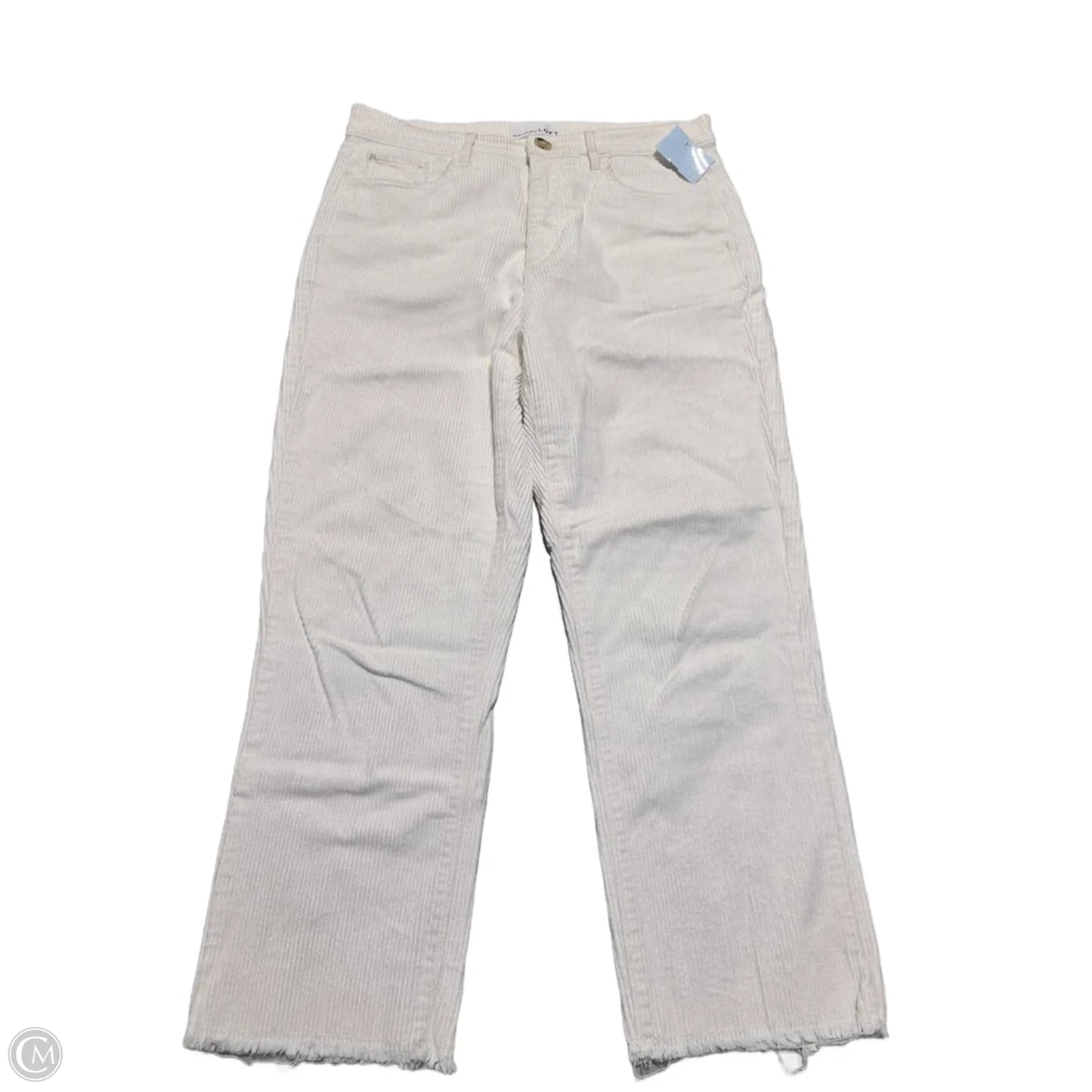 Pants Corduroy By Loft In White, Size: 8