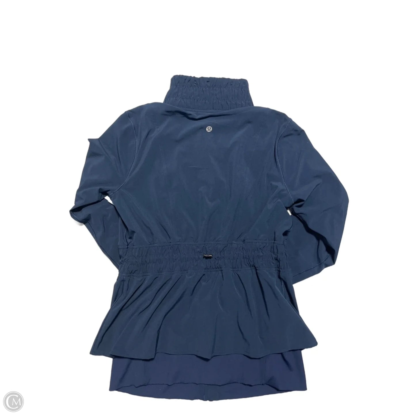 Athletic Jacket By Lululemon In Blue, Size: 6