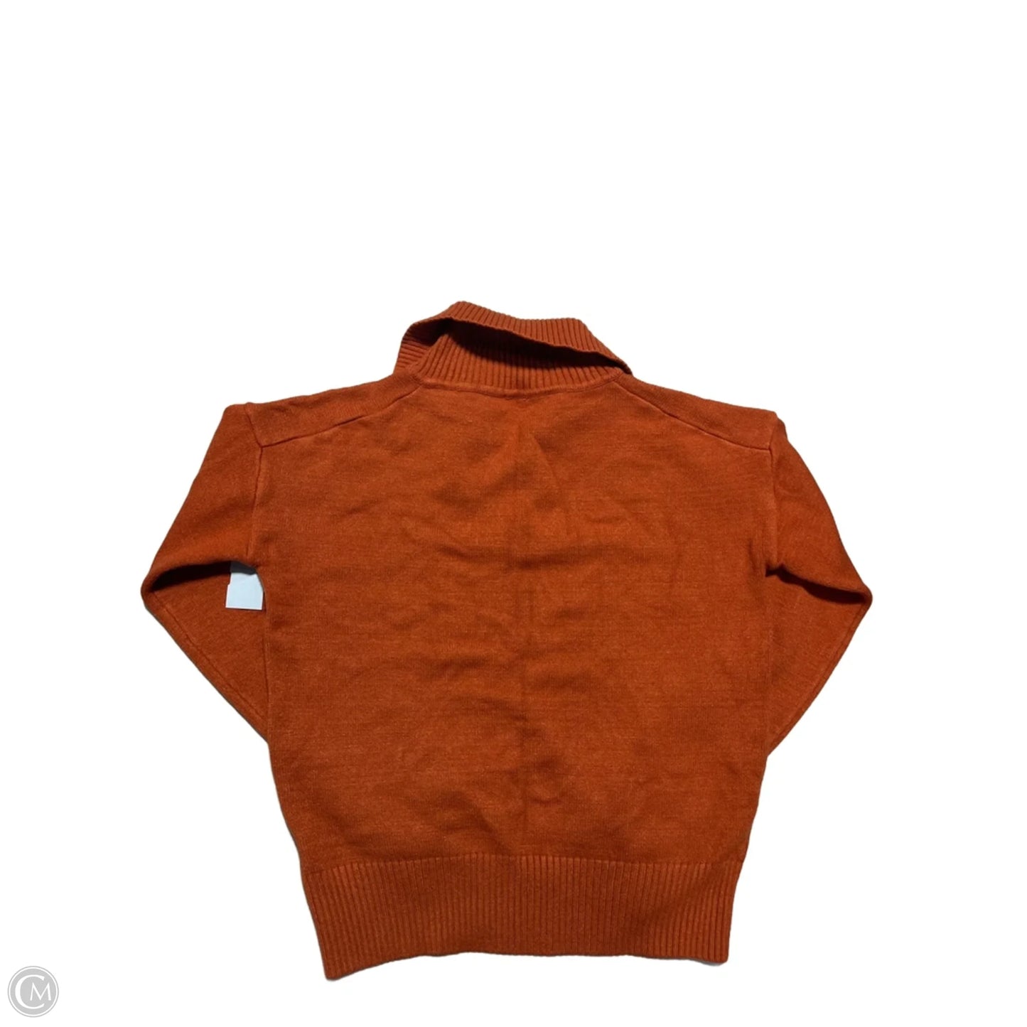 Sweatshirt Collar By Hem & Thread In Orange, Size: M