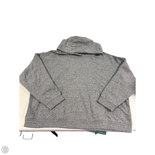 Sweatshirt Hoodie By Calvin Klein In Grey, Size: Xxl