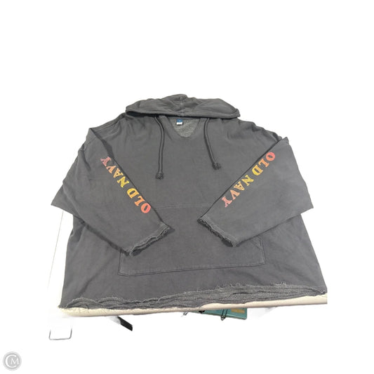 Sweatshirt Hoodie By Old Navy In Grey, Size: Xl