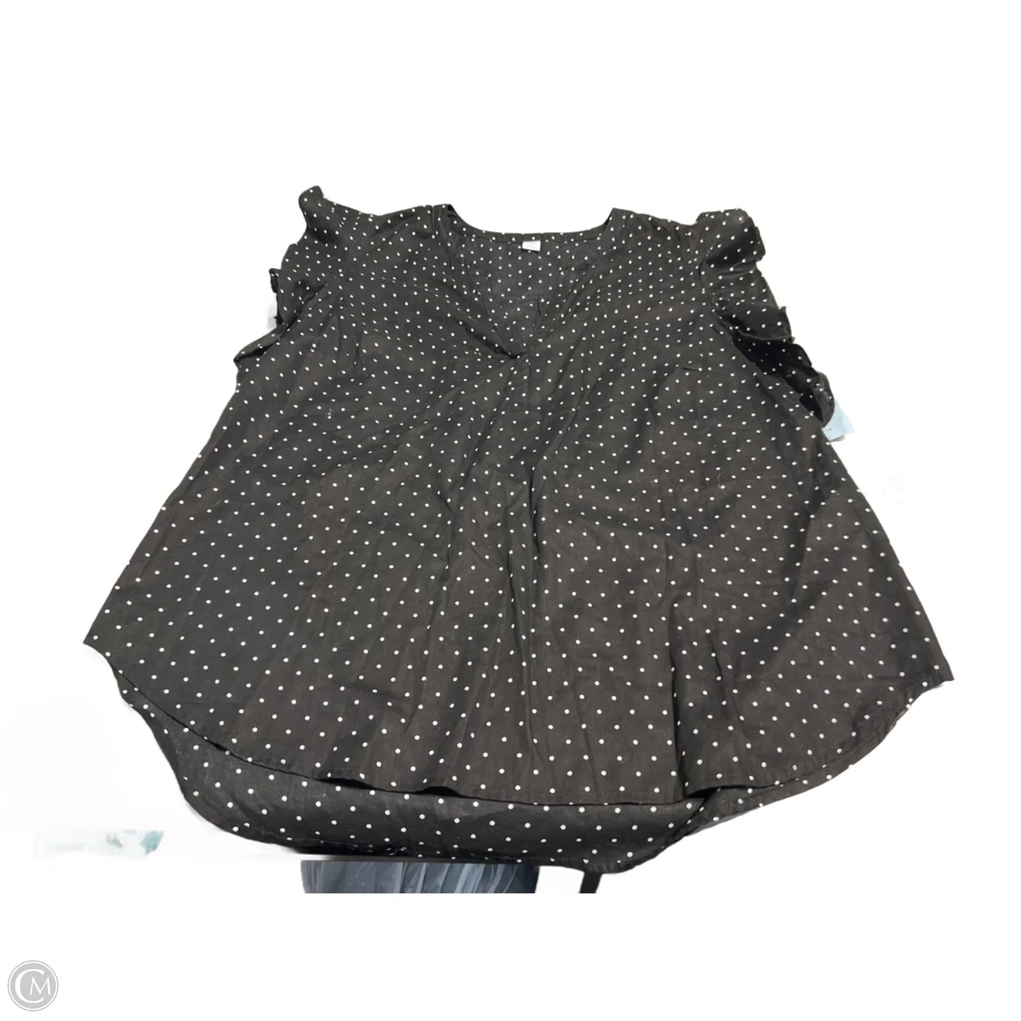 Top Short Sleeve By Old Navy In Polkadot Pattern, Size: Xl