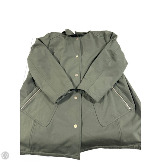 Coat Other By Dennis Basso Qvc In Green, Size: 3x