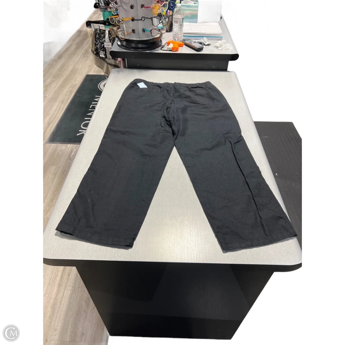 Pants Linen By Amazon Essentials In Black, Size: L