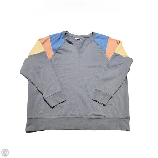 Top Long Sleeve By Maurices In Blue, Size: 1x
