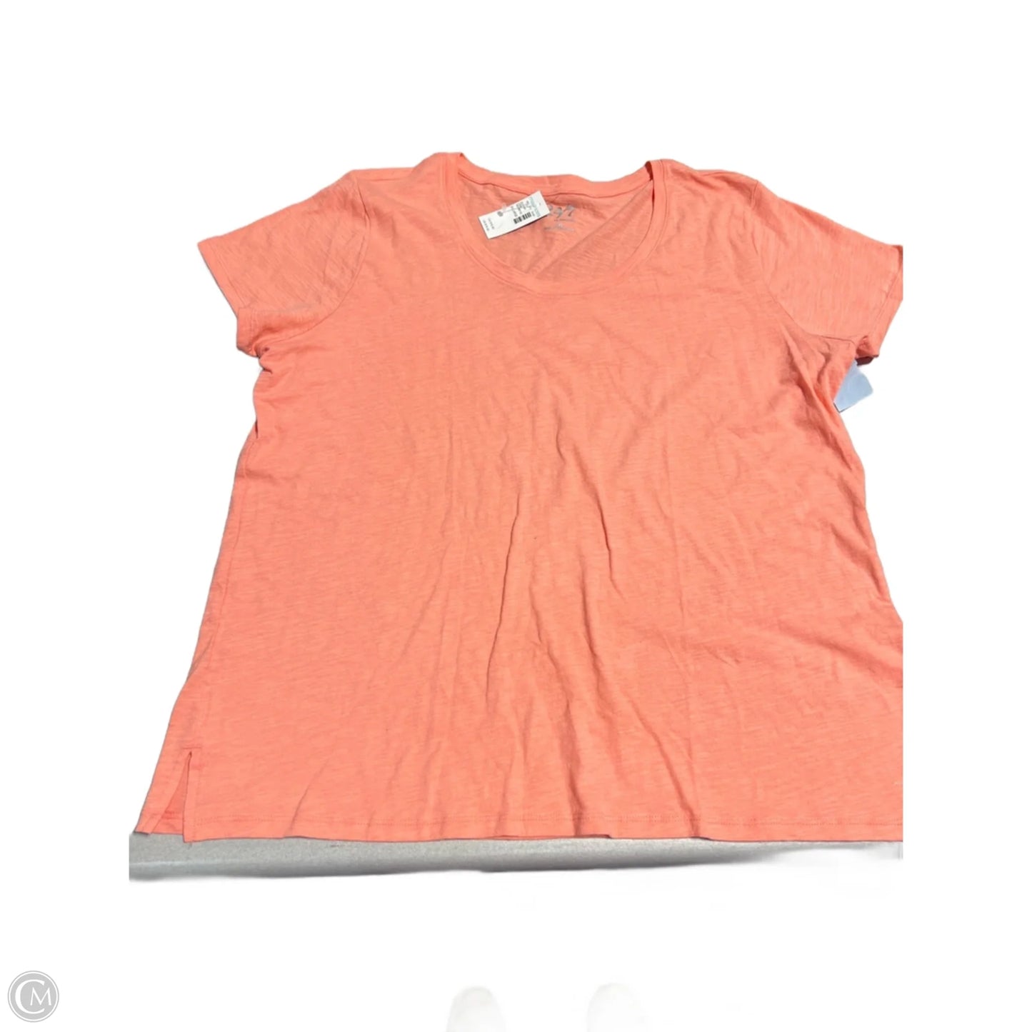 Top Short Sleeve By Maurices In Pink, Size: Xxl