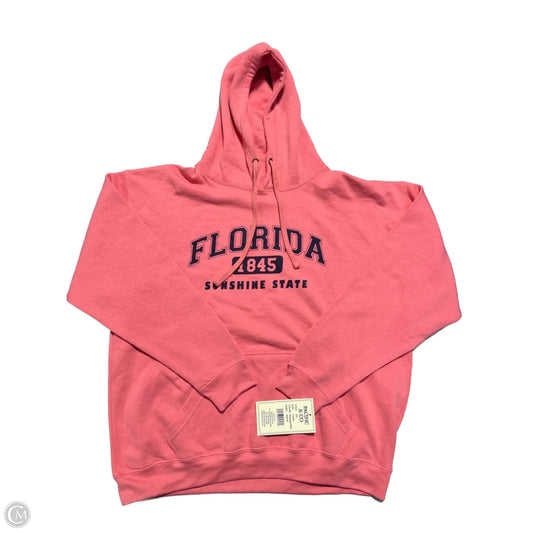 Sweatshirt Hoodie By Cmc In Pink, Size: L