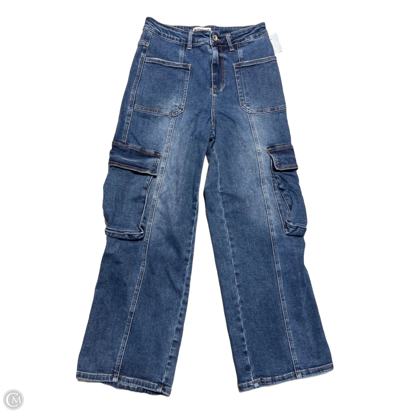 Jeans Boot Cut By Cmc In Blue Denim, Size: 8