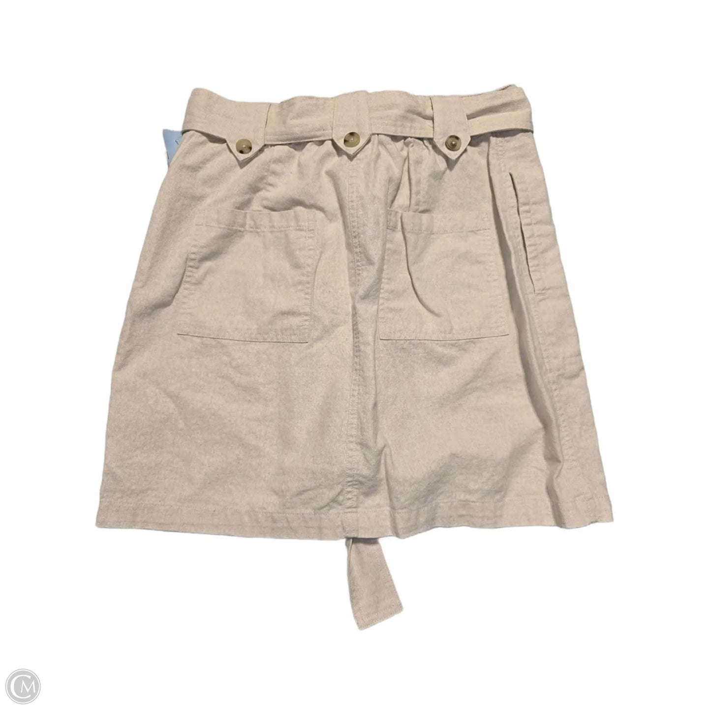 Skirt Mini & Short By Universal Thread In Cream, Size: M