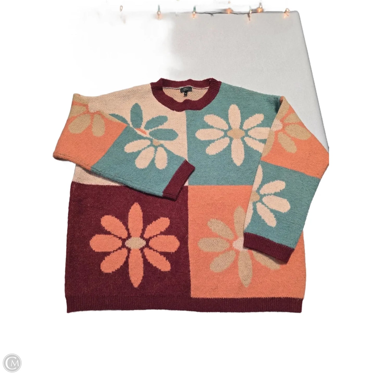 Sweater By Debut In Floral Print, Size: M