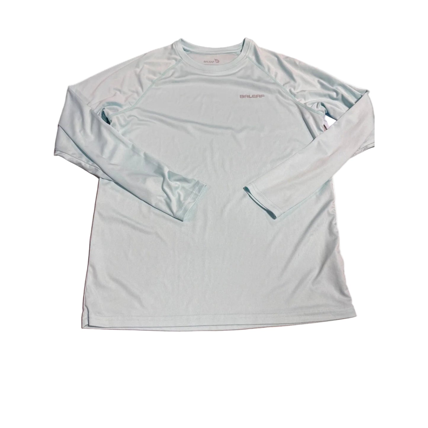 Athletic Top Long Sleeve Collar By Baleaf In Blue, Size: S