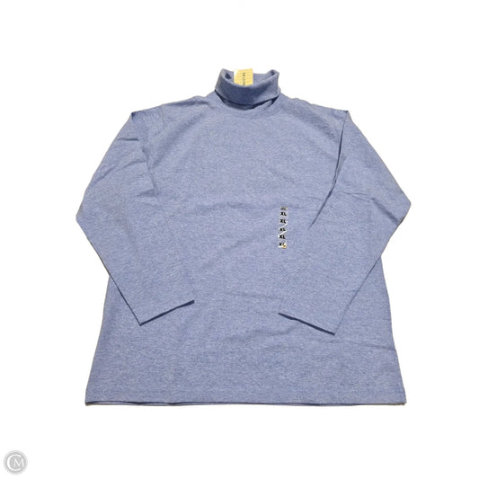 Top Long Sleeve By Marisa Christina In Blue, Size: Xl