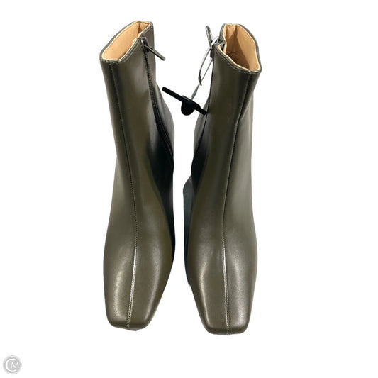 Shoes Heels Block By Journee In Green & Grey, Size: 8