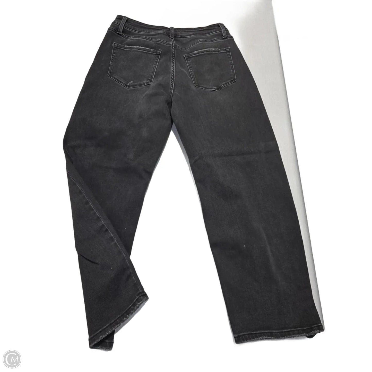 Jeans Wide Leg By Vervet In Black Denim, Size: 10