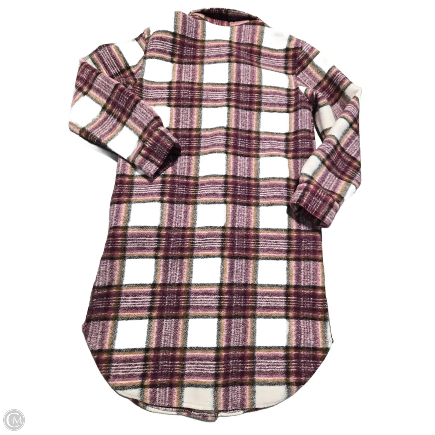 Jacket Shirt By Maurices In Checkered Pattern, Size: Xs