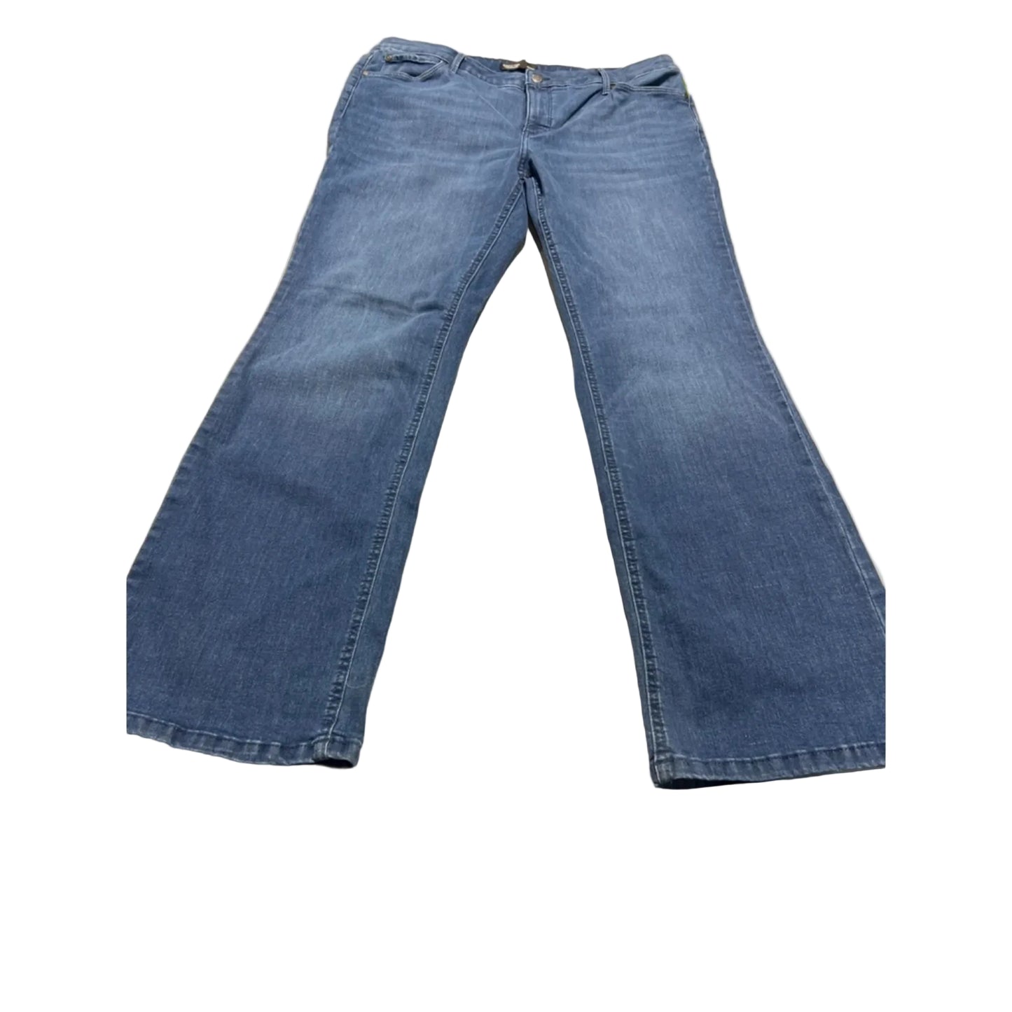 Jeans Boot Cut By Simply Vera In Blue Denim, Size: 16