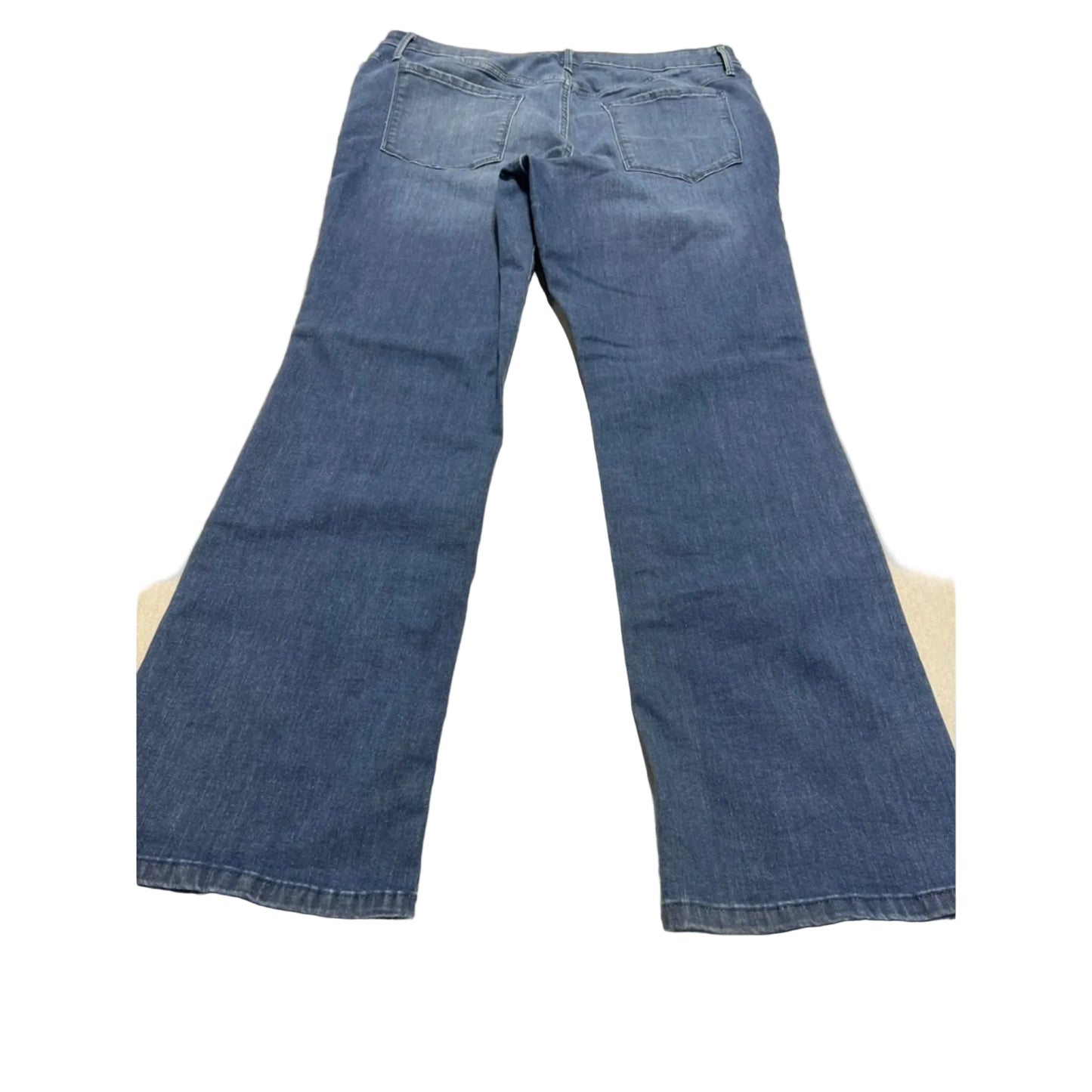 Jeans Boot Cut By Simply Vera In Blue Denim, Size: 16