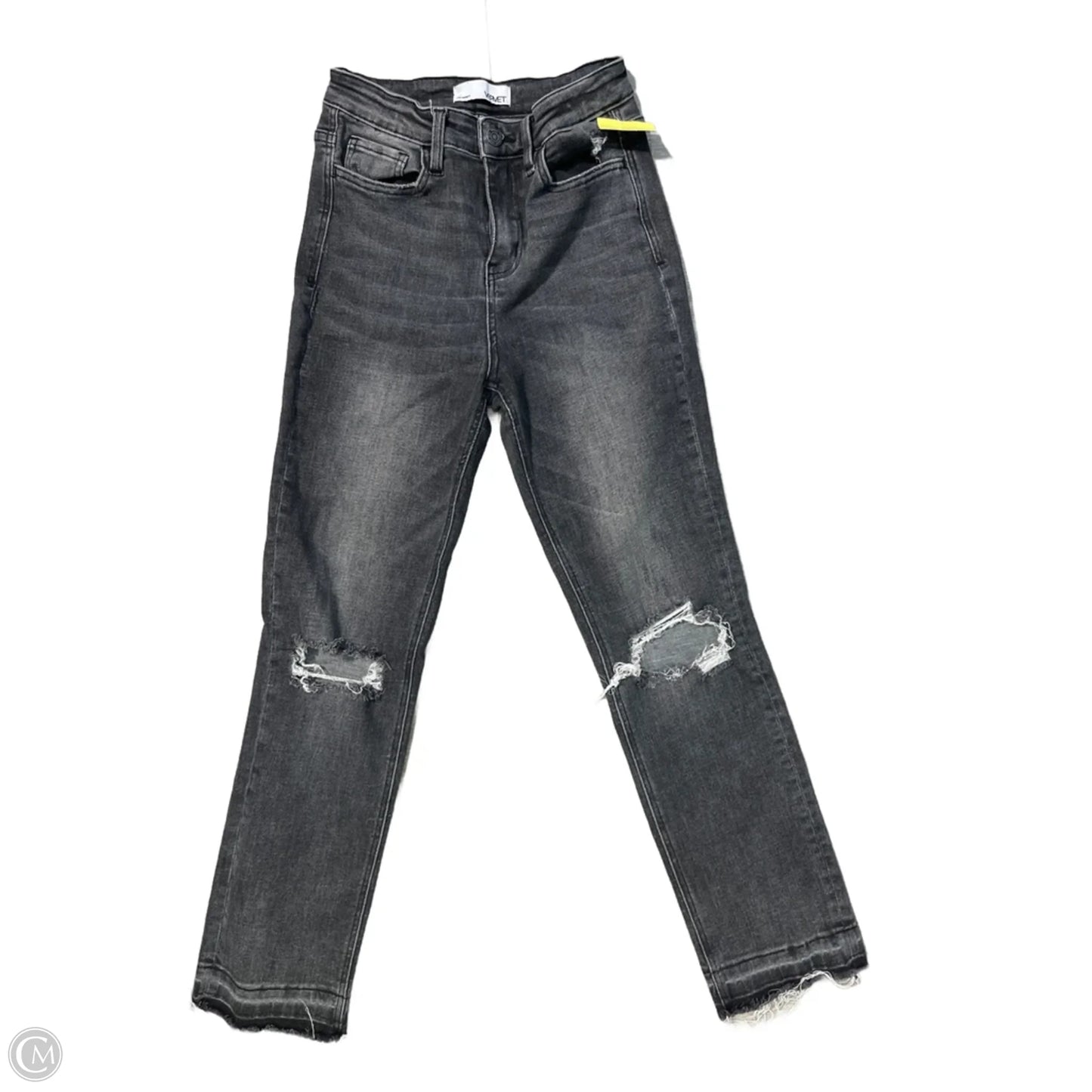 Jeans Straight By Vervet In Grey, Size: 26