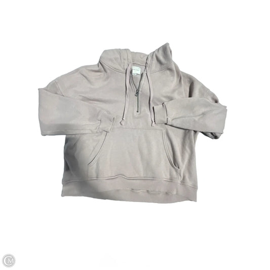 Top Long Sleeve By American Eagle In Grey, Size: Xs