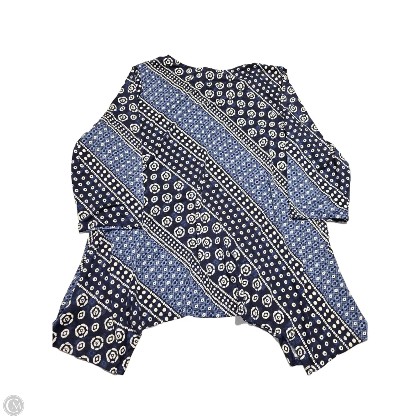 Top 3/4 Sleeve By Ruby Rd In Blue, Size: 3x