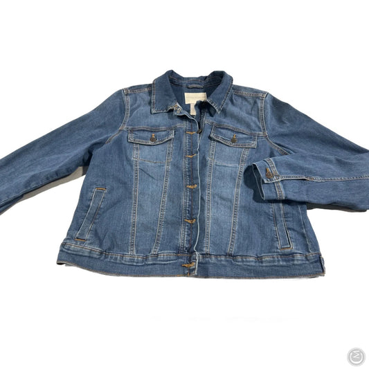 Jacket Denim By Social Standard By Sanctuary In Blue Denim, Size: Xl