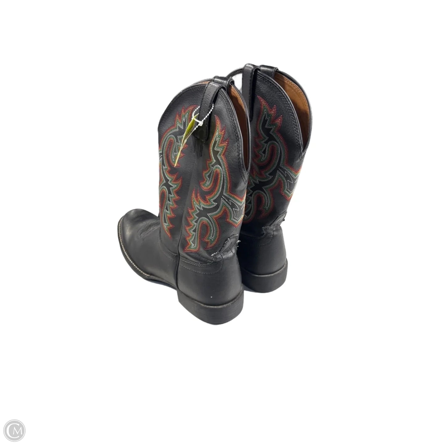 Boots Western By Justin In Black, Size: 10