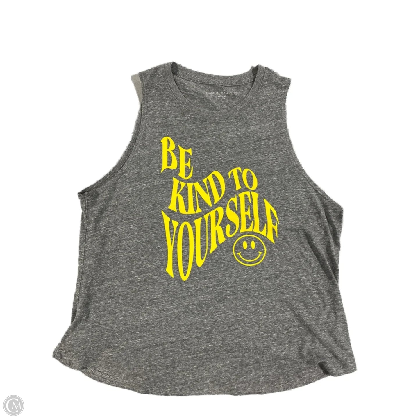 Tank Top By Spiritual Gangster In Grey, Size: M