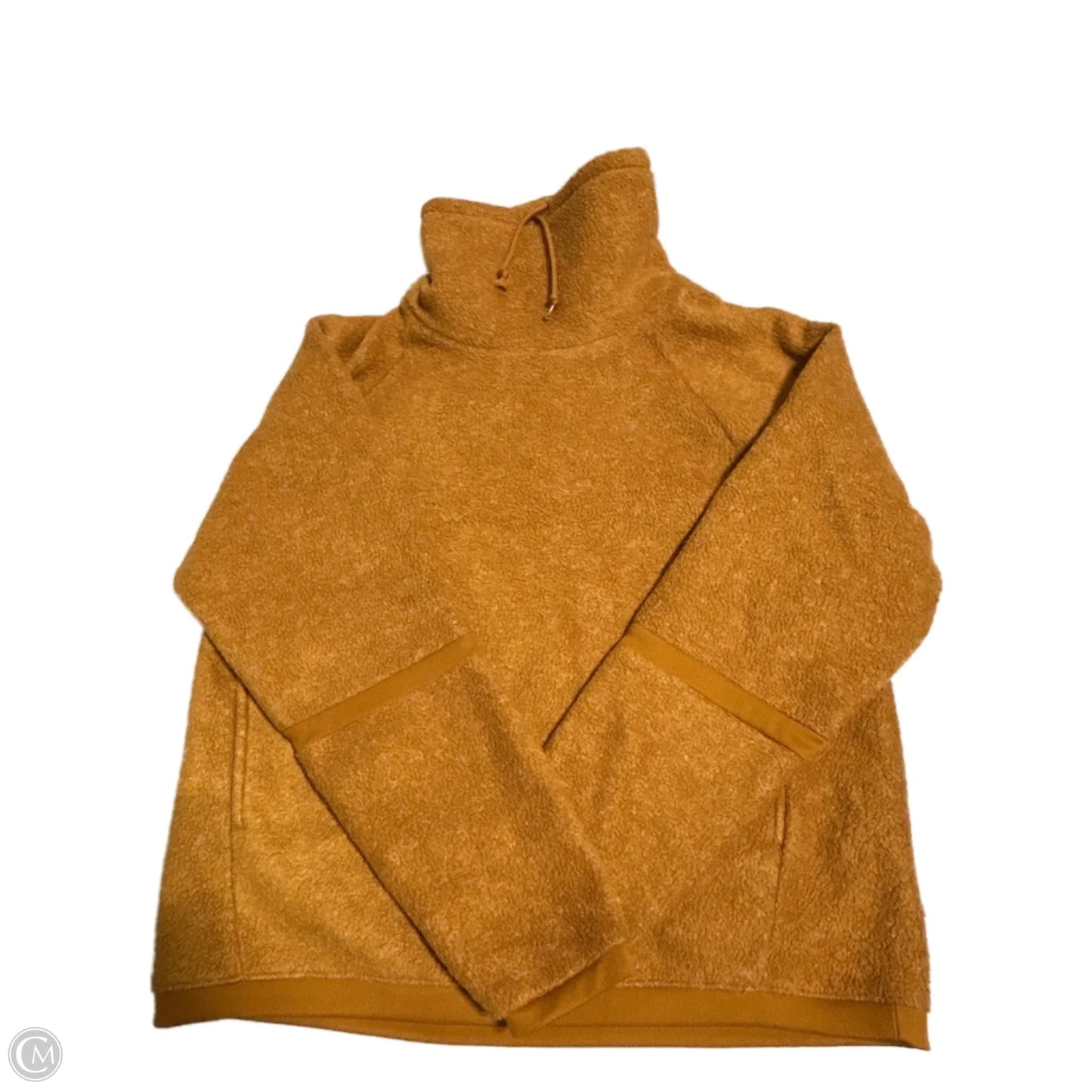 Top Long Sleeve By Nike In Orange, Size: S