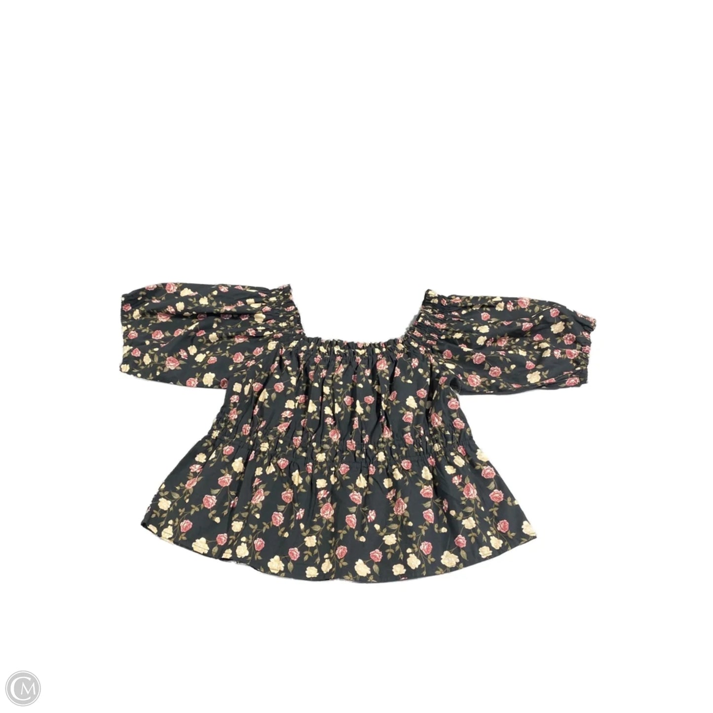 Top 3/4 Sleeve By Celebrity Pink In Floral Print, Size: Xl