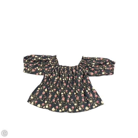 Top 3/4 Sleeve By Celebrity Pink In Floral Print, Size: Xl